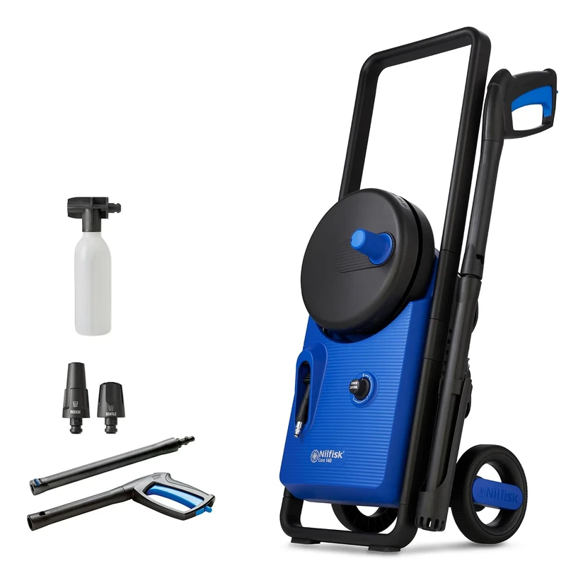 Nilfisk Core 140 Pressure Washer with Power Control - EU PLUG (1800 W)