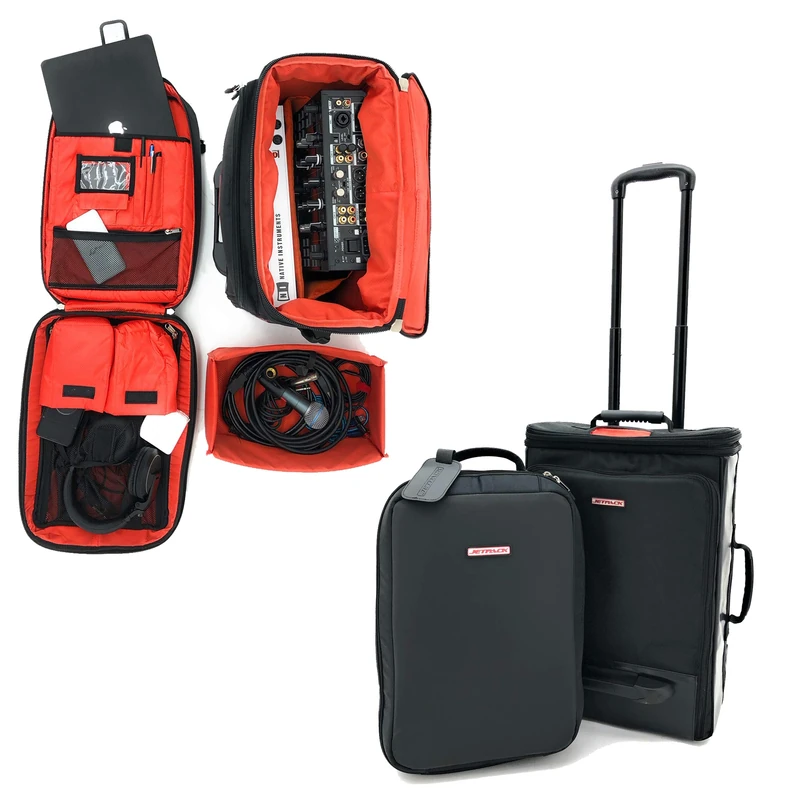 Jetpack Drop System (Including Snap Backpack Drop Roller Bag) for Mobile, DVS, Non DVS, Club Gig Setup Perfect for DJ Controller SB, SR, Mixer S11 72, Audio Gear, Travel & More