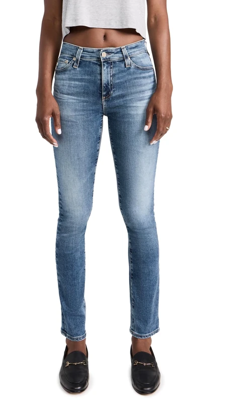 AG Adriano Goldschmied Women's The Mari High Rise Straight Leg Jean The Mari High Rise Straight Leg Jeans, 15 Years Shoreline, 3