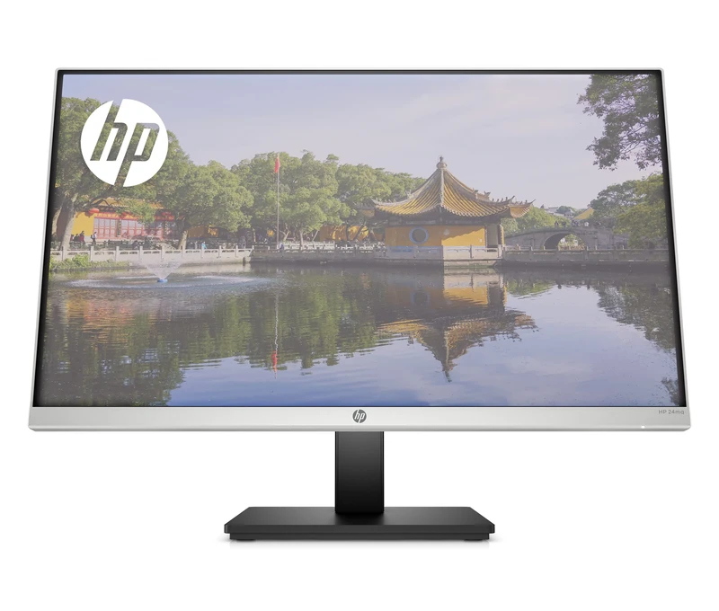 HP 24mq Quad HD (2560 x 1440) 23.8 Inch Monitor with Height Adjustable Stand (1 VGA, 1 HDMI) - Silver/Black