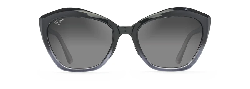 Maui Jim Unisex Lotus Sunglasses, Grey Lotus Black Fade, M - Image 1