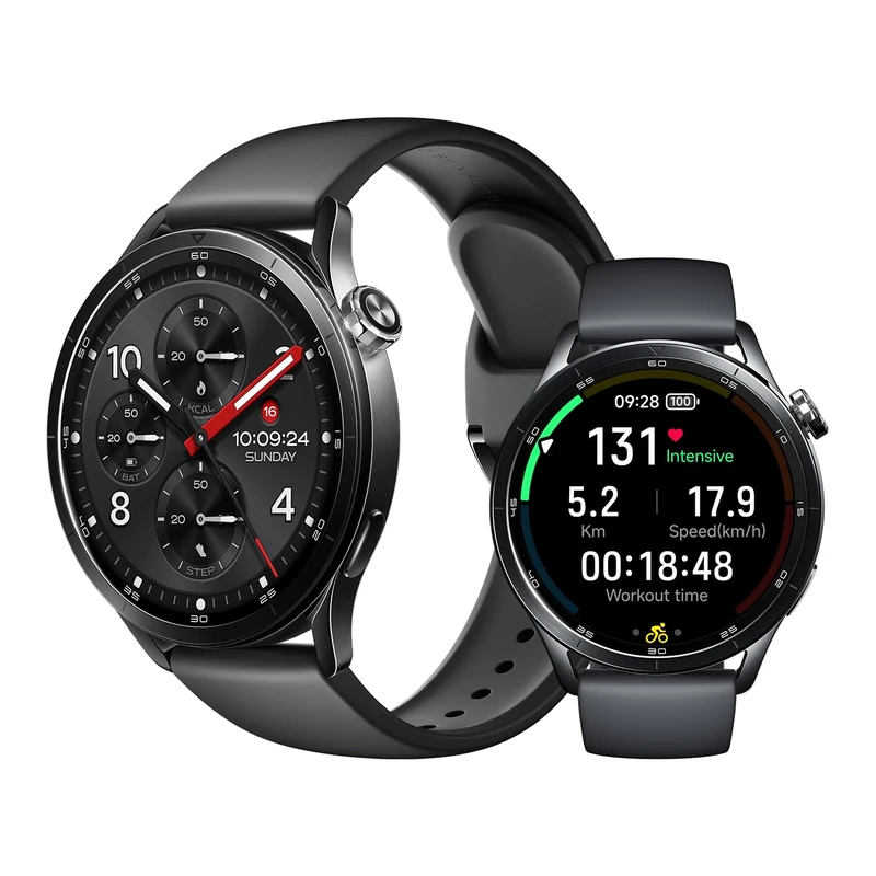 XIAOMI Watch S5 46mm, Smartwatch for Men and Women, 1.48" AMOLED, Fitness Tracker with Heart Rate/Sleep Monitoring, 21 days battery life, 150+ sports modes, dual-band GPS, NFC, Android&iOS, Black