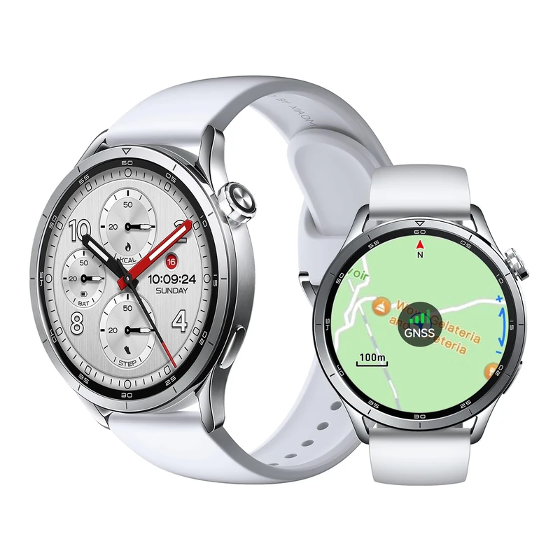 XIAOMI Watch S5 46mm, Smartwatch for Men and Women, 1.48" AMOLED, Fitness Tracker with Heart Rate/Sleep Monitoring, 21 days battery life, 150+ sports modes, dual-band GPS, NFC, Android&iOS, Silver