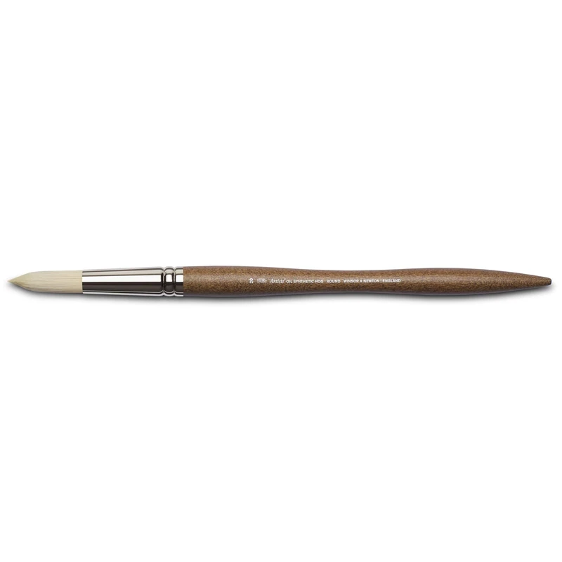 Winsor & Newton Oil Painting Brush, Brown, Nr. 20-Rundpinsel
