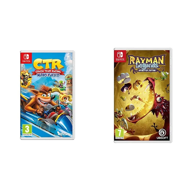 Crash™ Team Racing Nitro-Fueled (Nintendo Switch) & Rayman Legends Definitive Edition (Nintendo Switch)