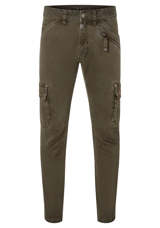 Timezone Men's Regular RogerTZ Slacks, Army Olive, 33W / 30L - Image 1