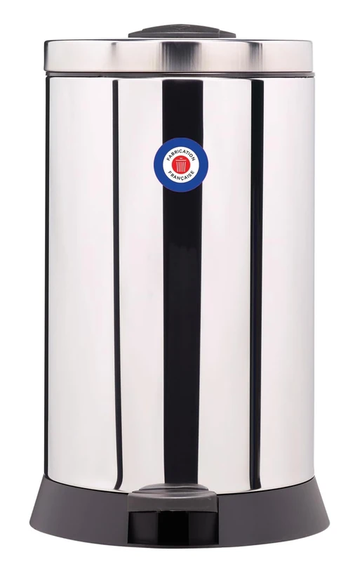 ROSSIGNOL Kitchen Pedal Bin with 20L Capacity, Made in France, Removable Inner Bucket with Handle, Magic Detachable Lid