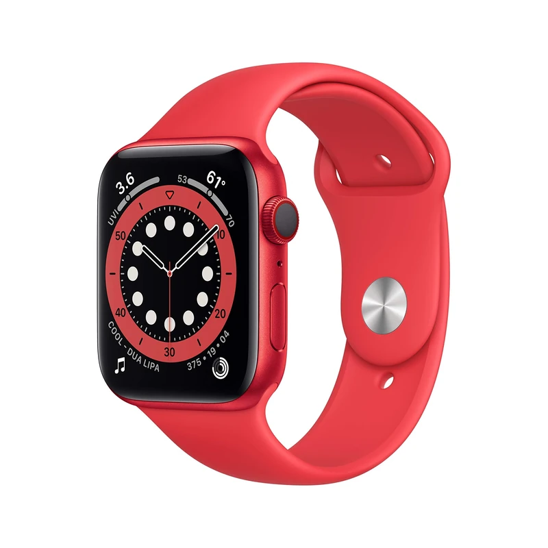 Apple Watch Series 6 (GPS + Cellular, 44MM) (PRODUCT)RED Aluminium Case with (PRODUCT)RED Sport Band (Renewed)