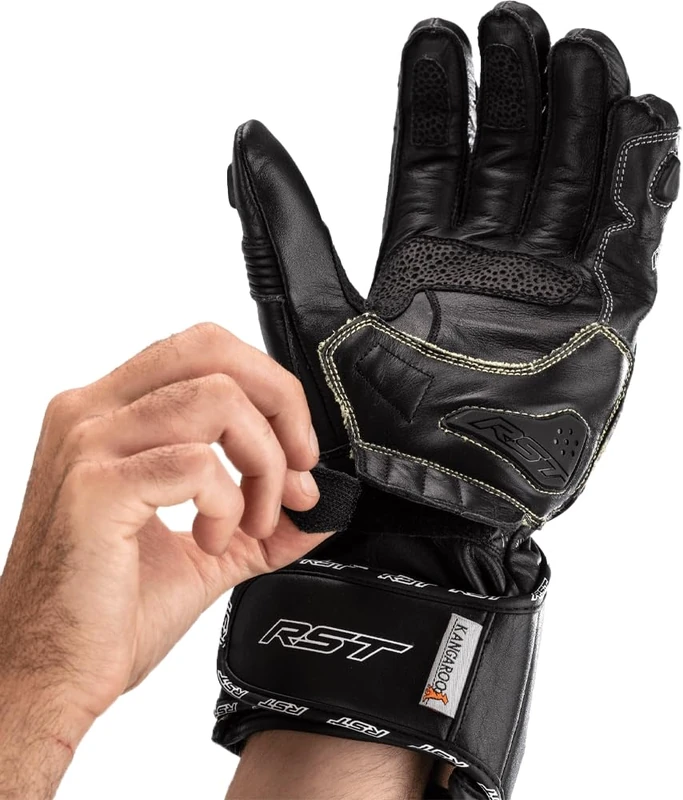 RST Tractech Evo 4 CE Aramid Motorcycle Gloves (Black, 2XL) - Image 1