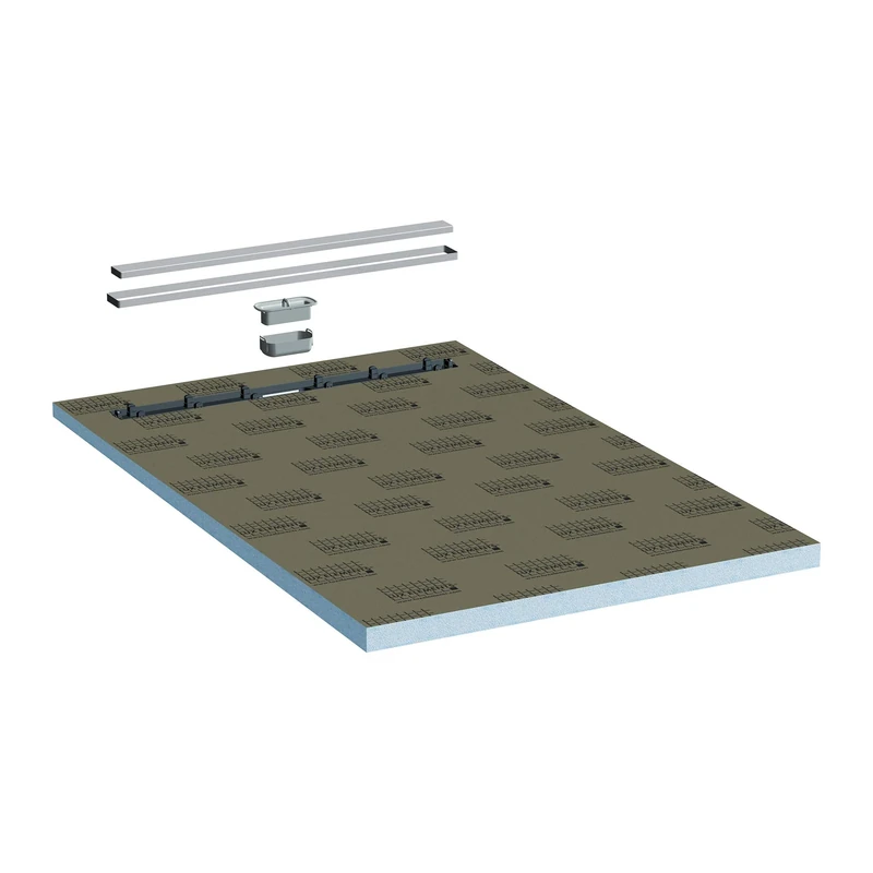 LUX ELEMENTS LTUBE94006 TUB-LINE R1 1400/900 Shower Floor 1400 x 900 x 30/45 mm Grey 140 x 90 cm