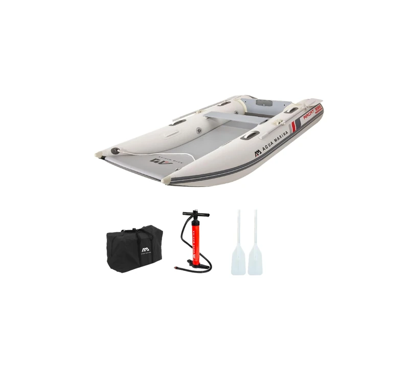 Aqua Marina Aircat, Inflatable Catamaran Boat with DWF Air Deck, 3.85 Meter Length