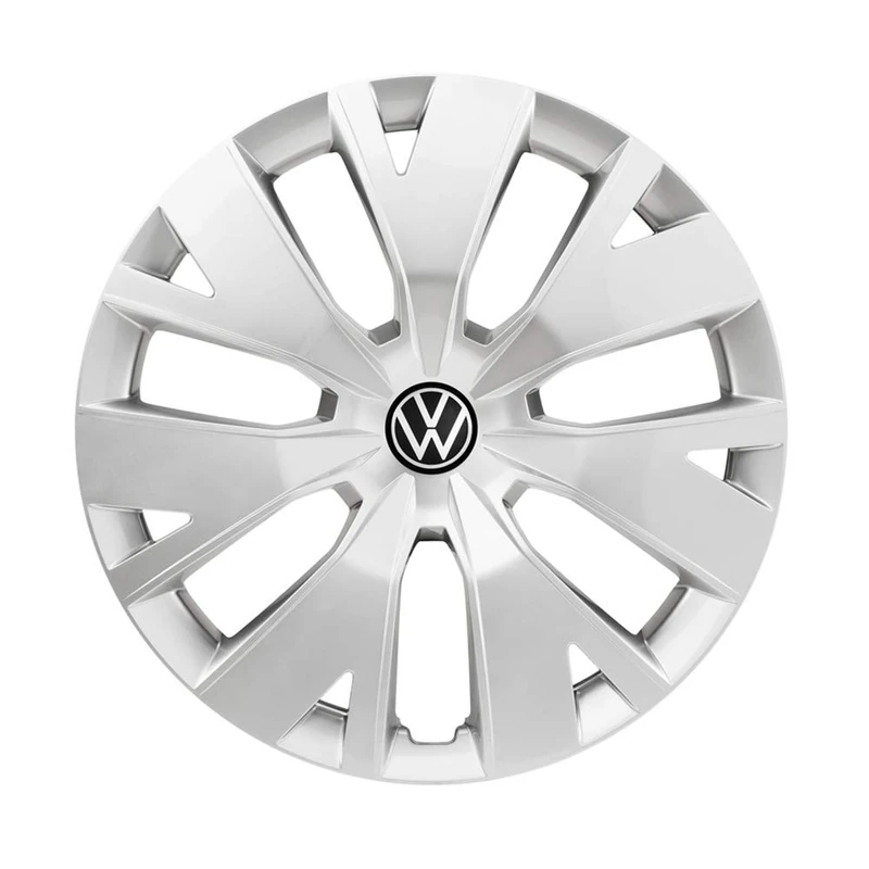 Volkswagen 2GM071456AUWP Hub Caps (Pack of 4) Wheel Trims 16 Inch Steel Rims Silver