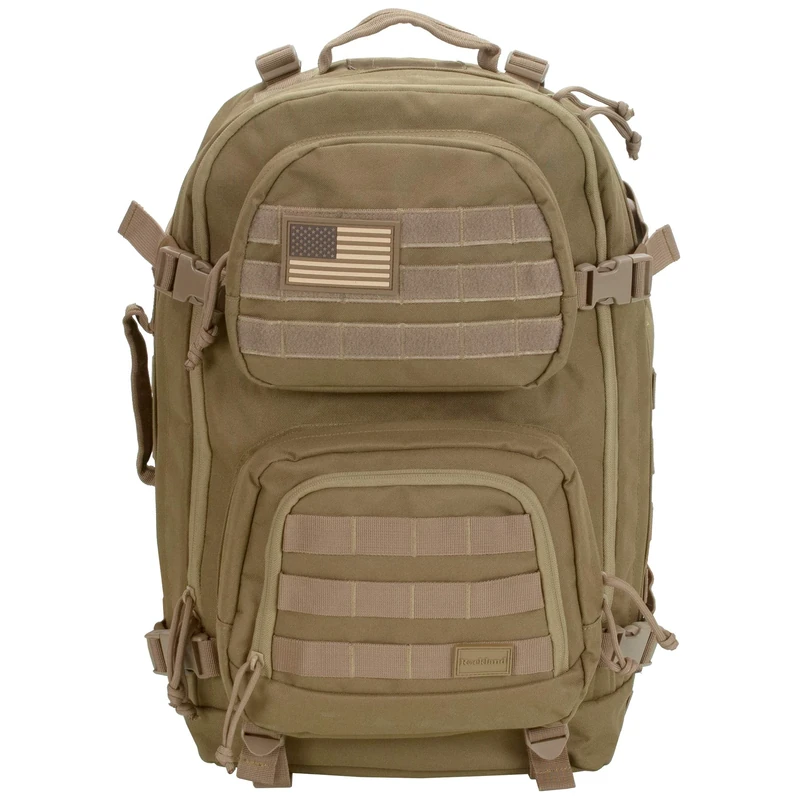 Rockland Military Tactical Laptop Backpack, Tan, L, Military Tactical Laptop Backpack