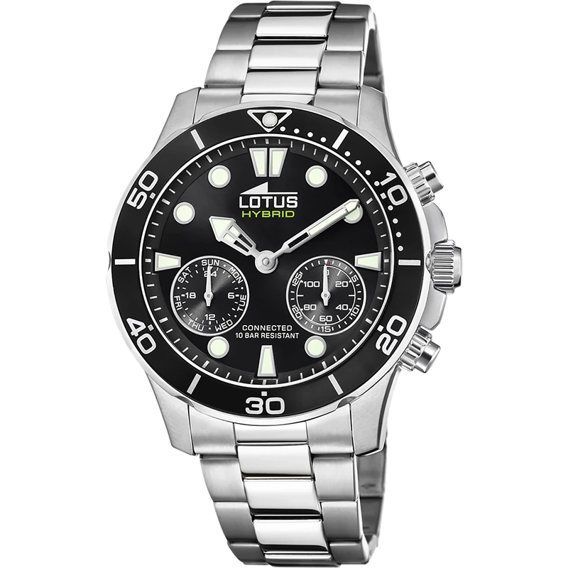 LOTUS Hybrid 18800 Connected, Silver/Black, Sports - Image 1