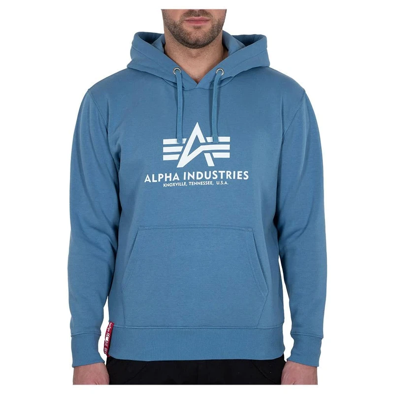 Alpha Industries Basic Hoodie for men Airforce Blue - Image 1