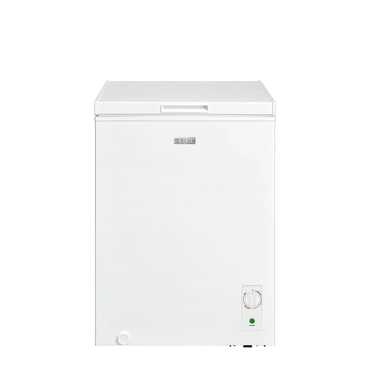 Haden HC99L Chest Freezer with Storage Basket, Suitable for Outbuildings, 100 Litre, White - [Energy Class F], 100L