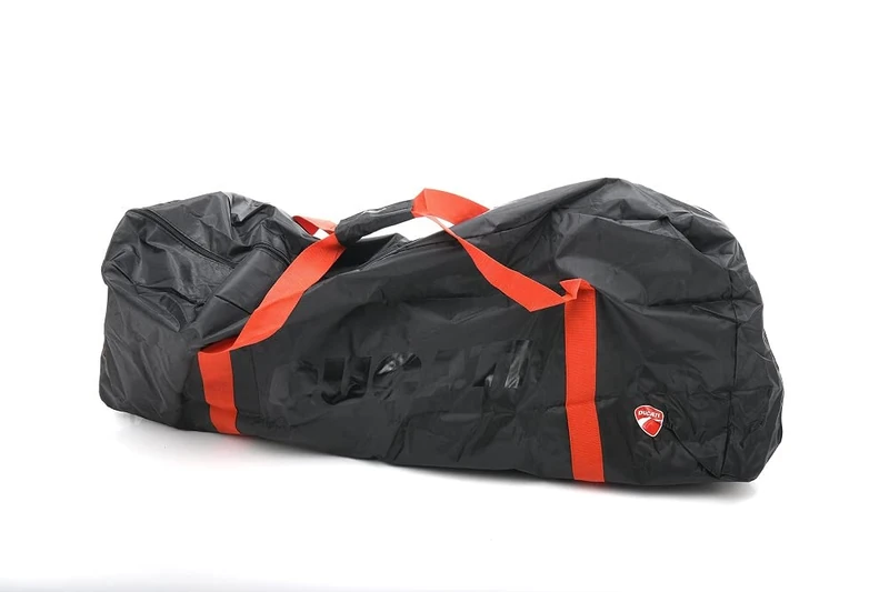 DUCATI Scooter Bag, Unisex Adult Accessories, Black with Red Details, One Size
