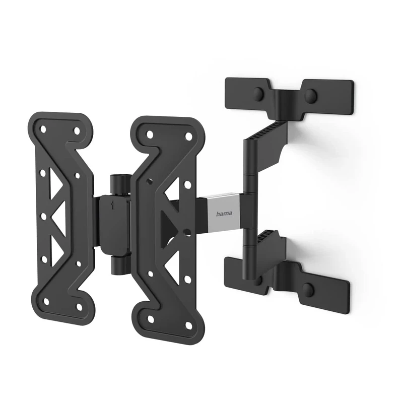 Hama Fullmotion Ultraslim TV Wall Bracket, Tilt, Swivel, Extendable, Fully Movable, for televisions 19 – 48 inches, VESA up to 200x200, Black