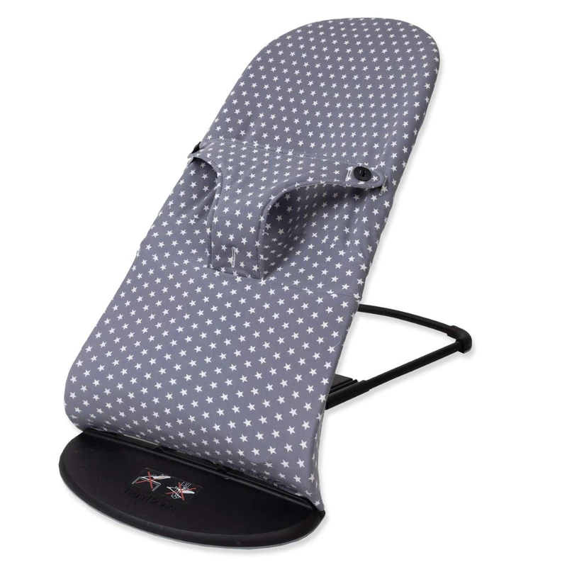 Babyline Boesgris – Cover for Babybjörn Balance, Soft and Bliss Hammock (Grey Star), Unisex