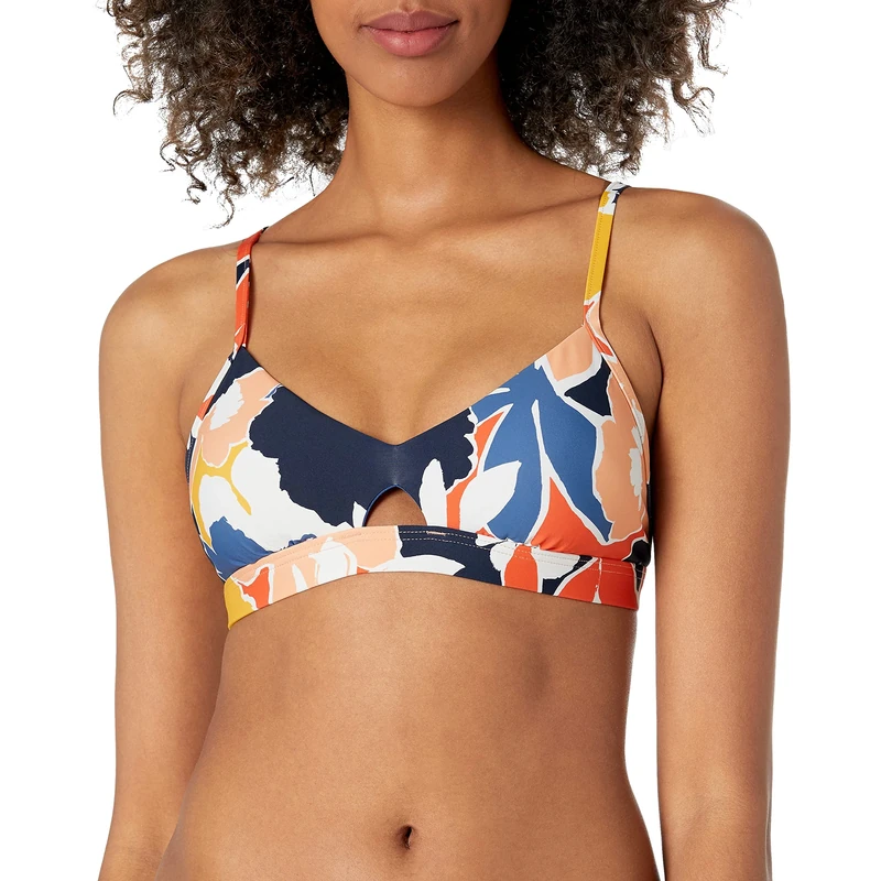 Seafolly Women's Bralette Bikini, Marina Blue, 38