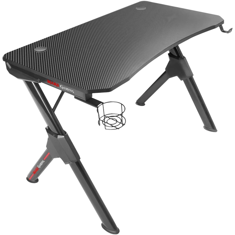 Mars Gaming MGD Ergonomic Gaming Desk - 110x60cm Black