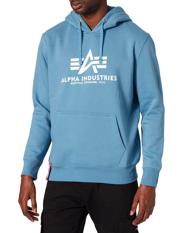 Alpha Industries Basic Hoodie for men Airforce Blue