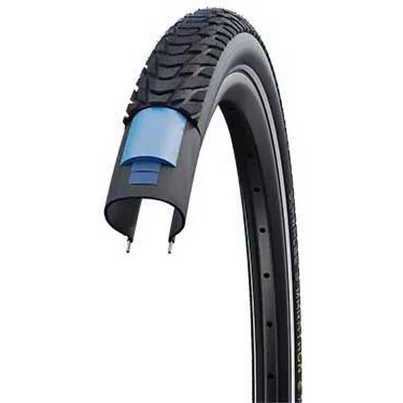 Schwalbe Marathon E-Plus, Pneumatico da Bici Unisex Adulto, Nero, Taglia Unica