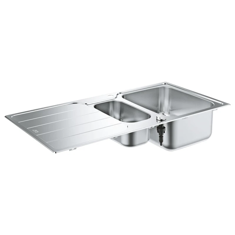 GROHE K500 Stainless Steel Stainless Steel Sink with Drainer Stainless Steel 31572SD1