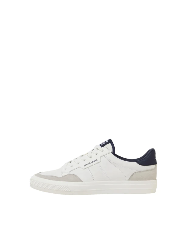 JACK & JONES Mens Jfwmorden Combo White/Navy Noos Sneaker, White, 11 UK