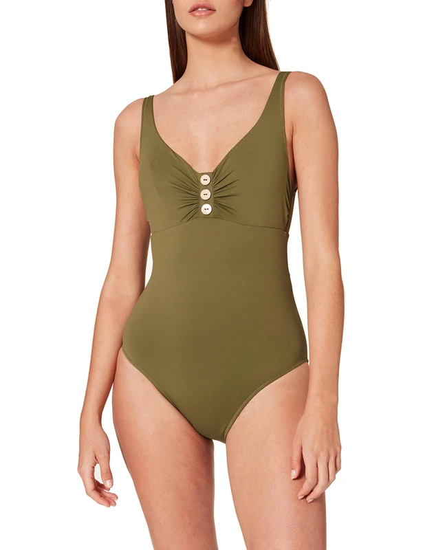 Livia Women's Frida Barfleur 41n87 One Piece Swimsuit, Foam, XXL