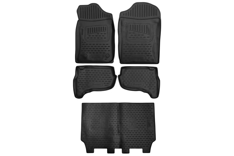 Element Tailored Custom Fit 3D Rubber Floor Mats designed for TOYOTA Avanza F650, 2011-present 5 pcs Right hand drive only
