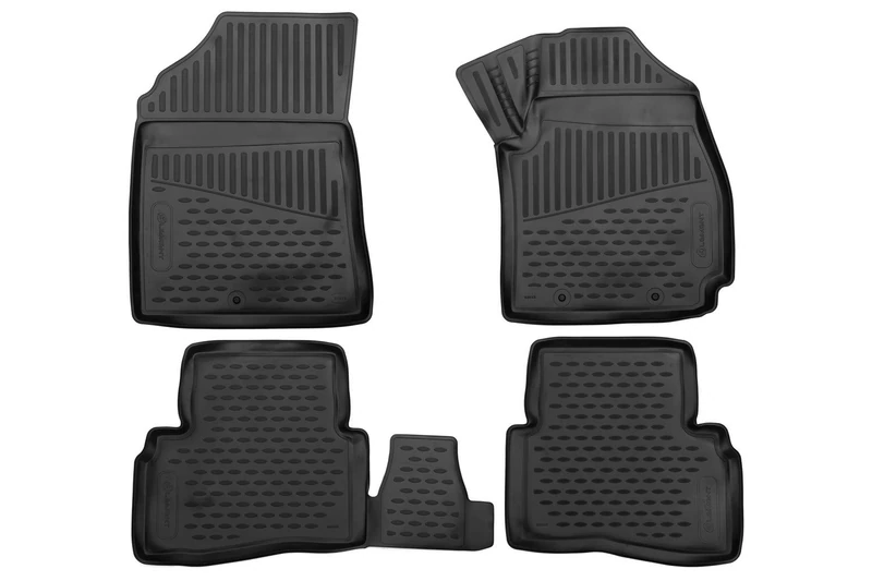 Element Tailored Custom Fit 3D Rubber Floor Mats designed for HYUNDAI Creta, 2018-present, 4 pcs Right hand drive only