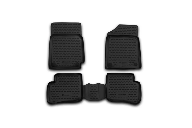 Element Tailored Custom Fit 3D Rubber Floor Mats designed for TOYOTA Vitz, 1998-2005, 4 pcs Right hand drive only