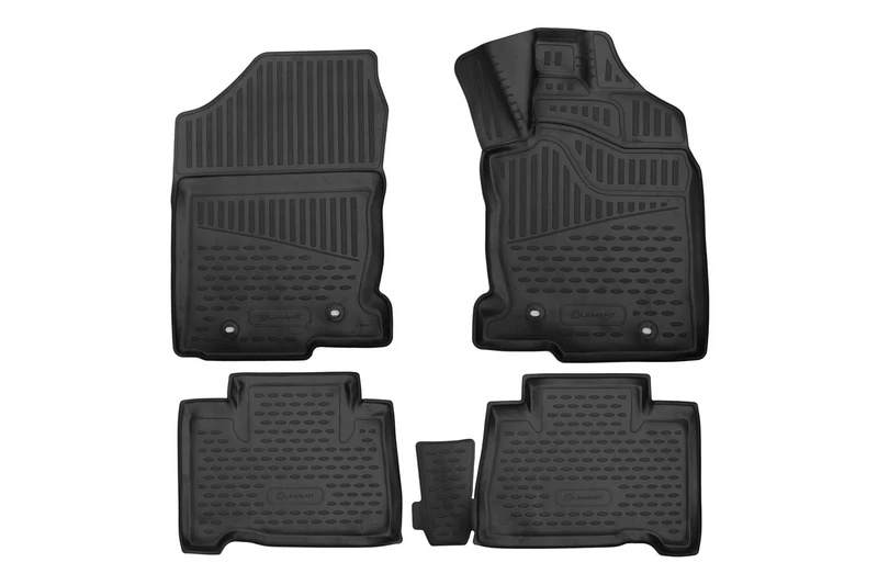Element Tailored Custom Fit 3D Rubber Floor Mats designed for LEXUS NX, 2014-2017 4 pcs Right hand drive only