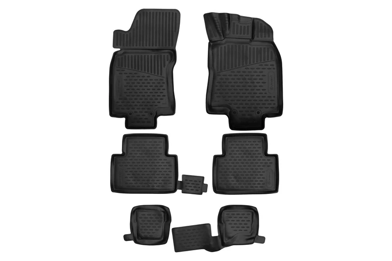 Element Tailored Custom Fit 3D Rubber Floor Mats designed for NISSAN X-Trail, 2013-present 6 pcs Right hand drive only