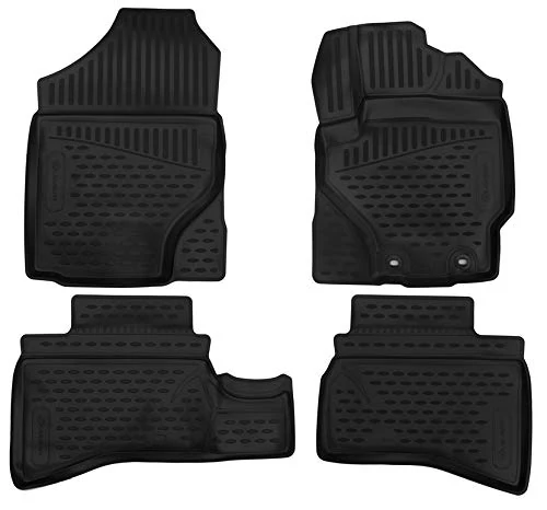 Element Tailored Custom Fit 3D Rubber Floor Mats designed for TOYOTA Aqua (P10), 2011-2014, hatchback, 4 pcs Right hand drive only
