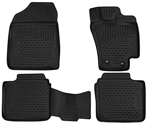 Element Tailored Custom Fit 3D Rubber Floor Mats designed for TOYOTA Allion/Premio (260) 4WD, 2012-2015, saloon 4 pcs Right hand drive only
