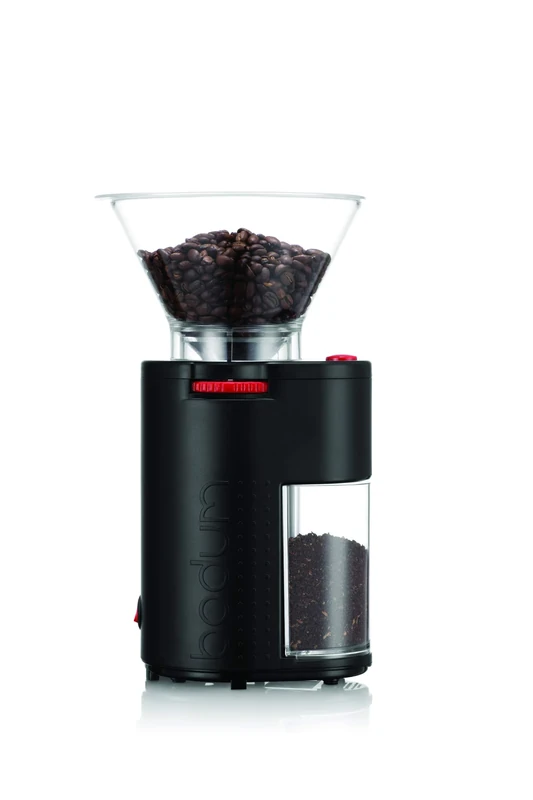 BODUM 11750 Electric Burr Coffee Grinder, Black