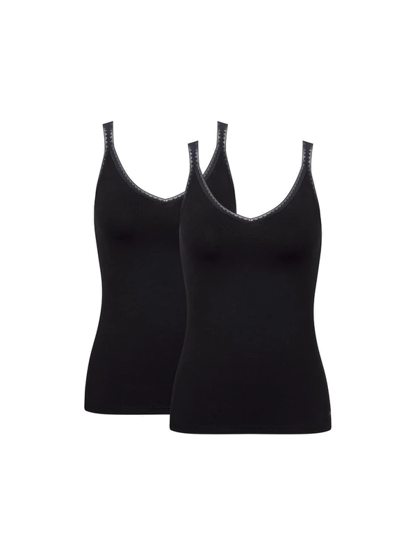 Sloggi Women's sloggi GO Shirt 01 C2P, BLACK - Image 1