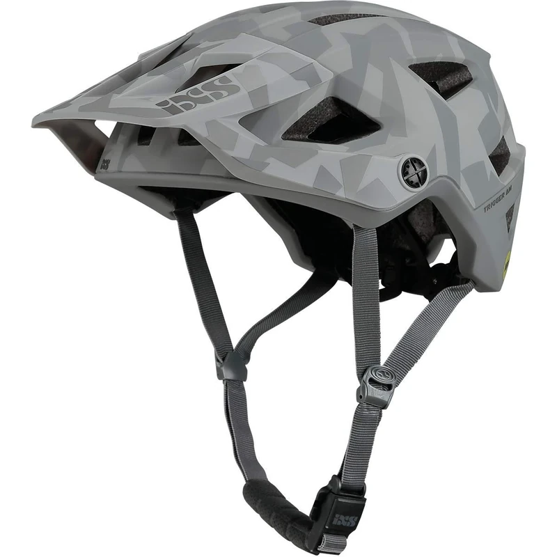 IXS Trigger AM MIPS Unisex Adult Mountain Bike/E-Bike Helmet, Camo Grey, Small