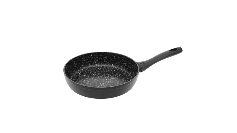 Gerlach Granitex Ceramic Coated Frying Pan, 20 cm, Black, Non-Stick, Suitable for Induction, Electric, Gas, Ceramic Hobs
