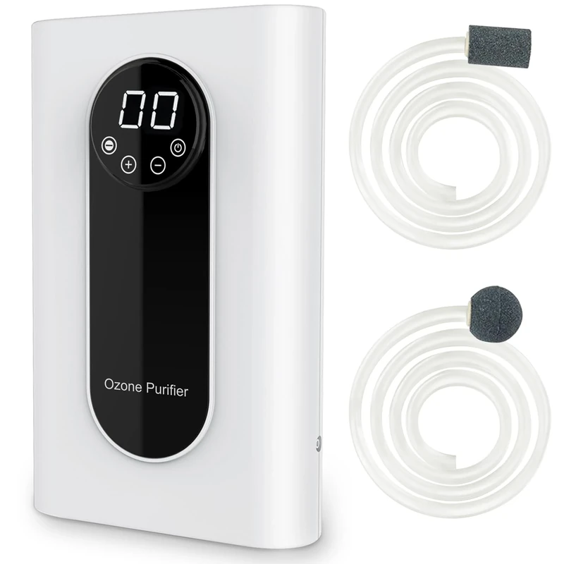 WSTA Portable Ozone Generator,1000mg/h Multipurpose Ozone Machine for Air,Water,Food,Home,Office,Hunting, White