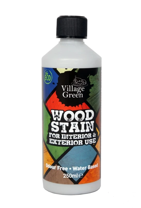 Village Green Ready to Use Wood Stain - Water Based, Eco Friendly, Premium Quality (Dove, 250ml)