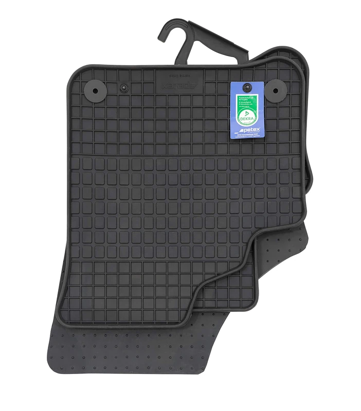 PETEX Rubber Mats for E-Up from 09/2019 Black Set of 4