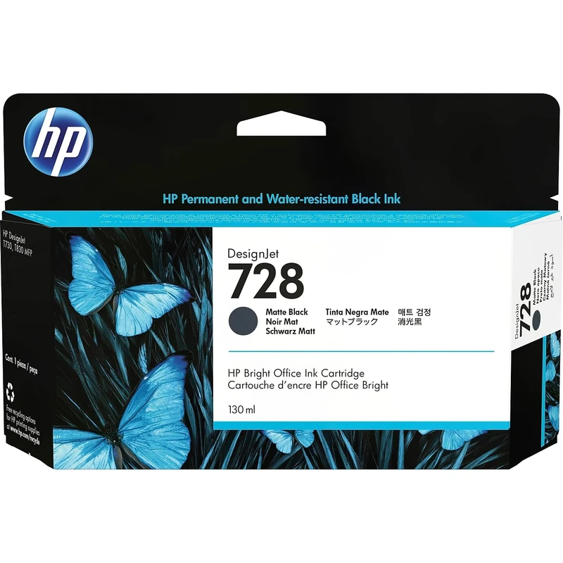 HP 3WX25A Ink Matte Black HP728 130ml