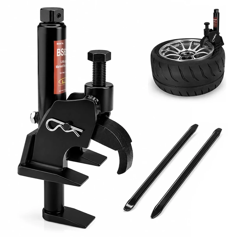 BESTOOL Manual Tire Bead Breaker Adjustable Hammer Tires Changer for ATV Tire Operation, Come with Crowbar