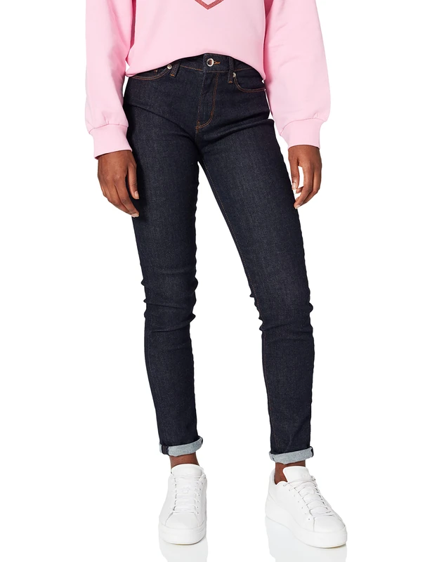 Love Moschino Women's na Casual Pants, Opacity, Denim, 28