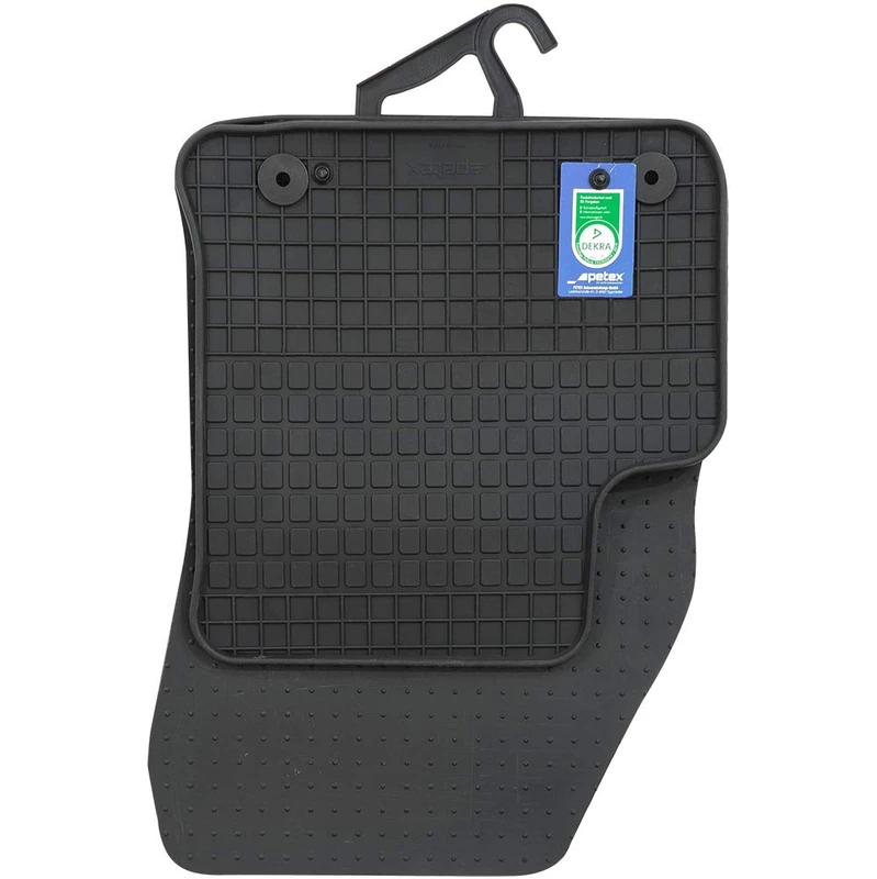 PETEX Rubber Mats Suitable for Corsa F Electric (Corsa-E) from 02/2020 / Mokka B Electric (Mokka-E) from 03/2021 Black 4-Piece Set