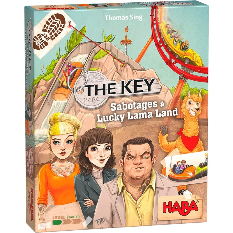 HABA The Key Lucky Lama Land Clogs - 305856 Detective Game