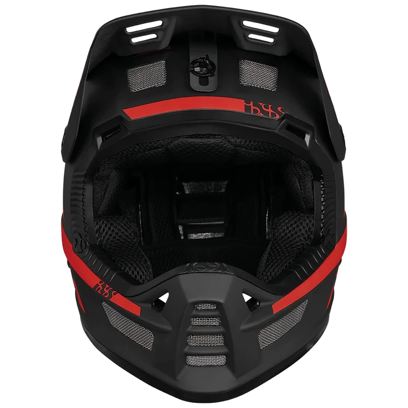 IXS Xult DH Full Face Helmet MTB/E-Bike/BMX Adult Unisex, Red, Large